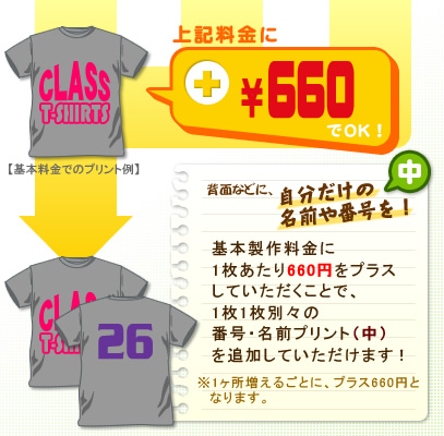 激安カラーTシャツ作成 790円から：【クラスＴシャツどっとコム】